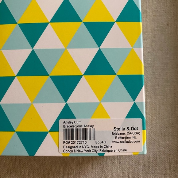 NWT STELLA & DOT Gold Pavé Ansley Cuff ✨ - Picture 9 of 11